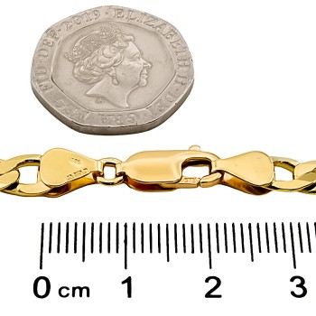 9ct Gold 20.4g 18 inch Figaro Chain